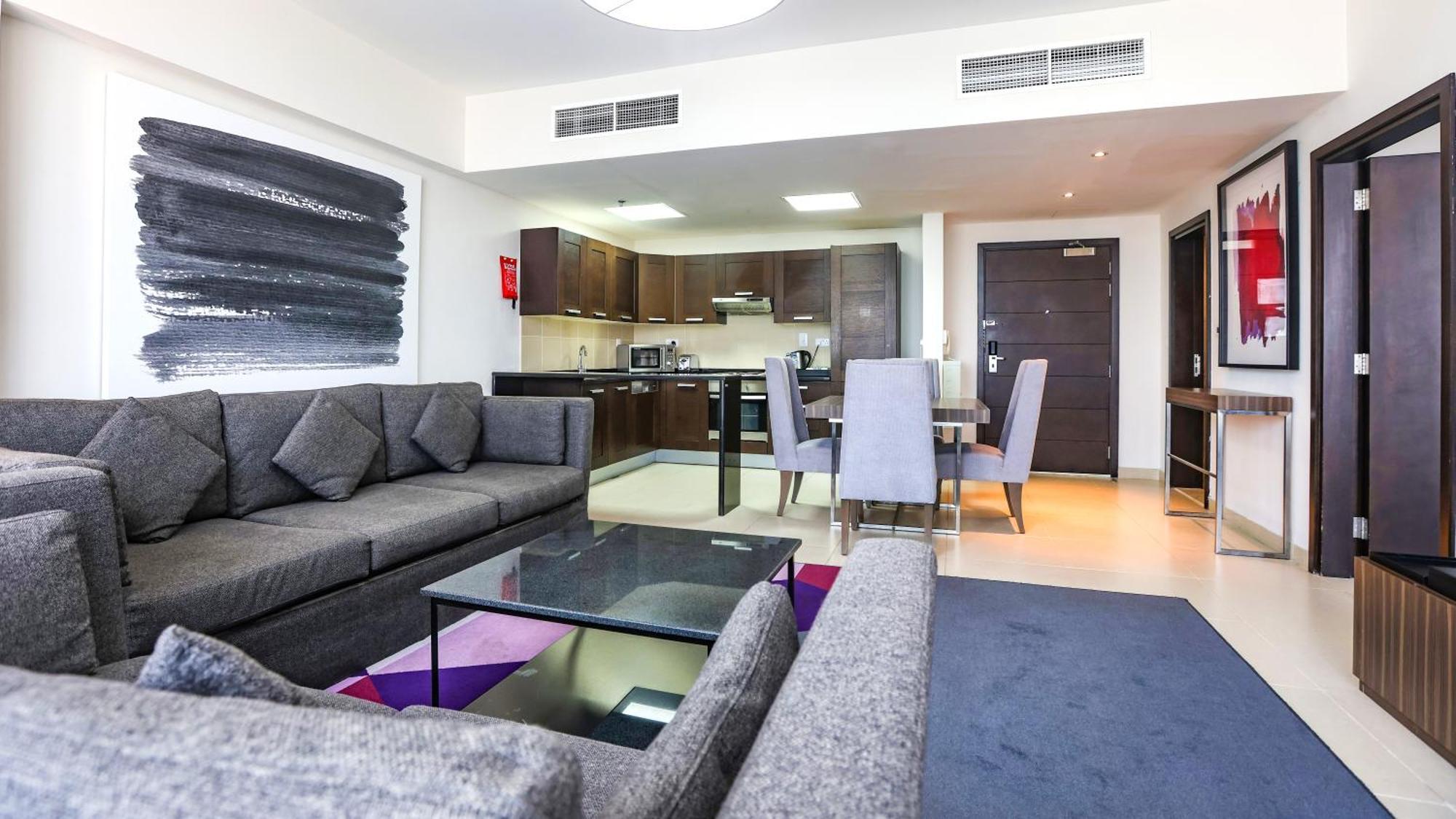 Nassima Tower Hotel Apartments Dubai Exterior photo A typical apartment interior
