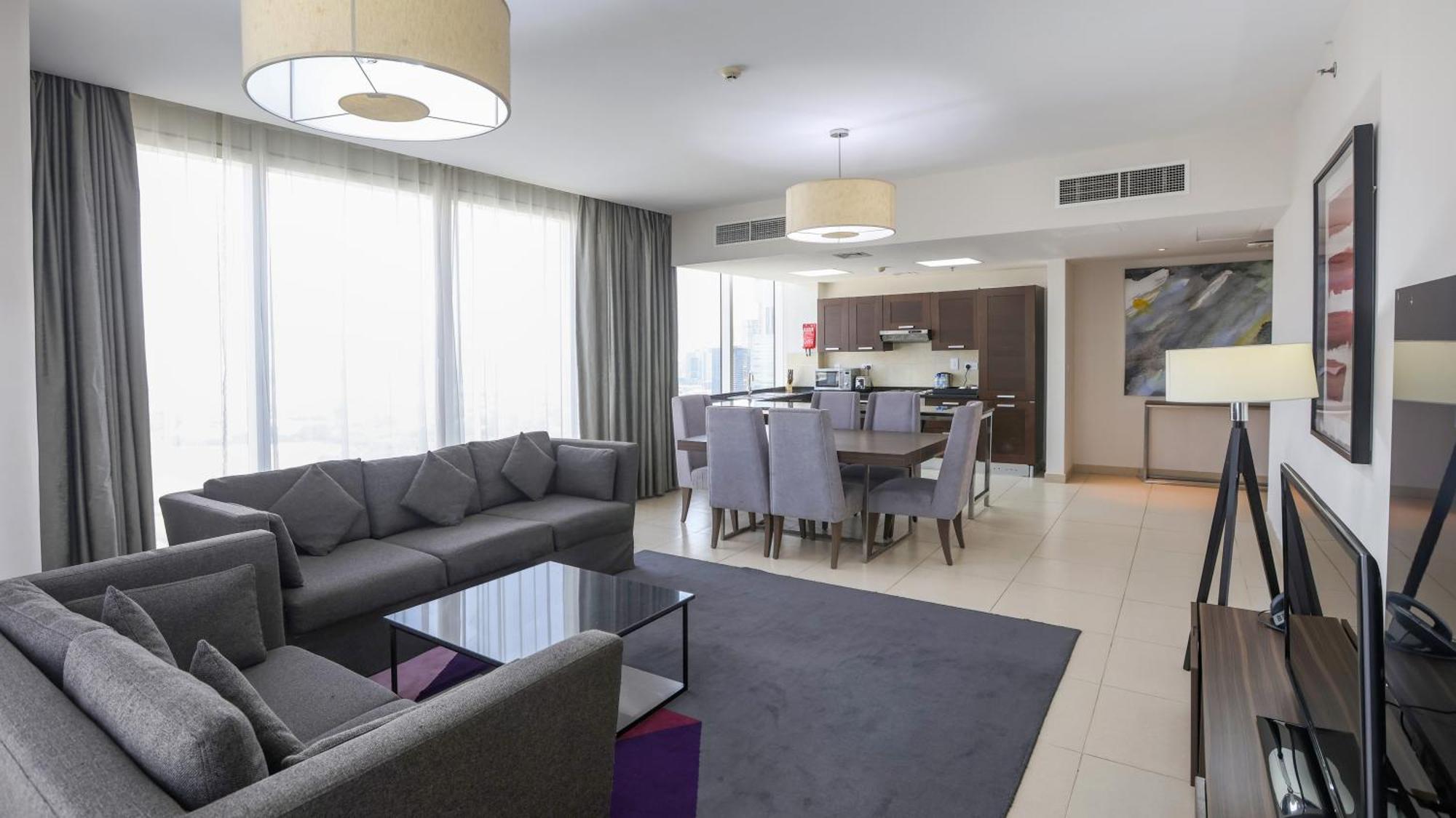 Nassima Tower Hotel Apartments Dubai Exterior photo A typical apartment interior